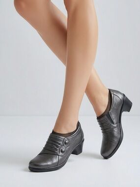 Easy Street Maybell Loafers Brown Smoke Ultra Light Insoles Women Size 8.5M